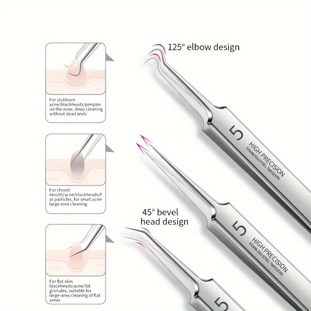 8 Pieces Stainless Steel Blackhead