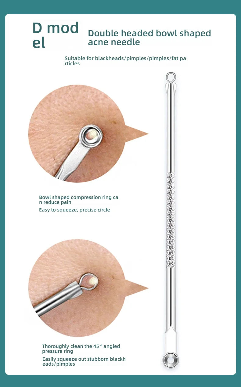 8 Pieces Stainless Steel Blackhead