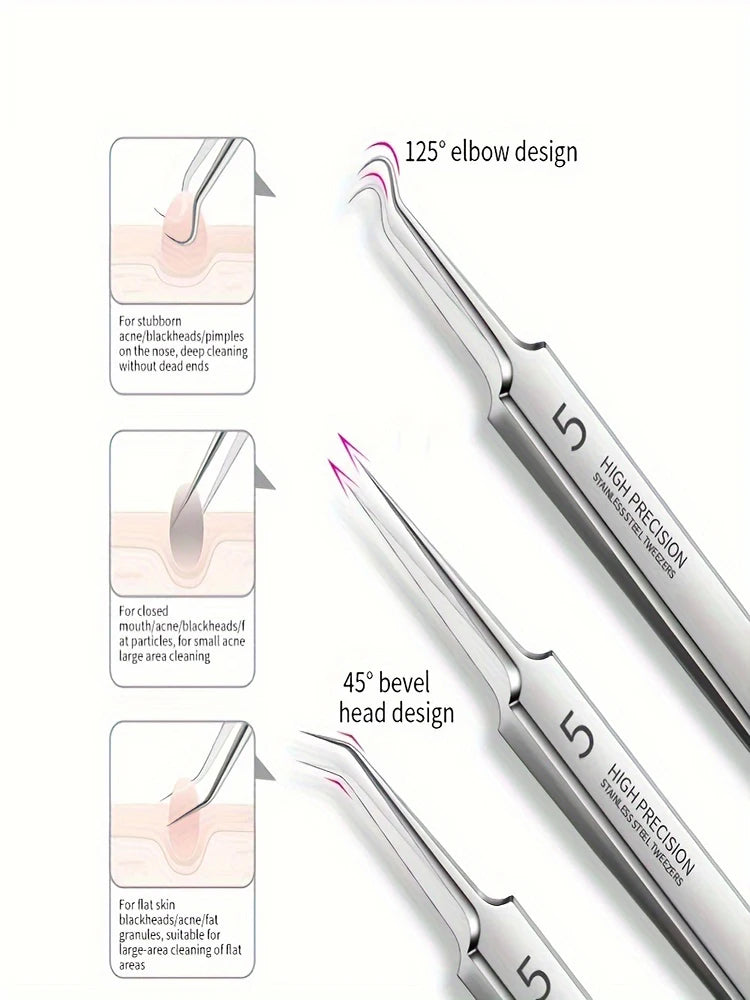 8 Pieces Stainless Steel Blackhead