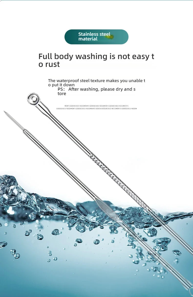 8 Pieces Stainless Steel Blackhead