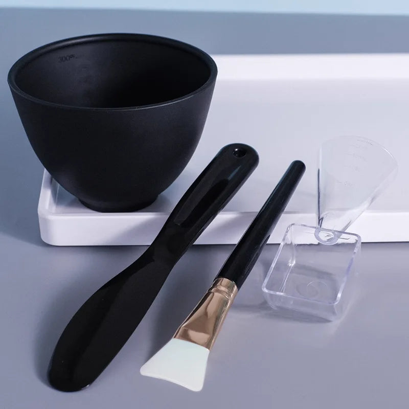Facial Brush Mask Bowl Spoon Set Mask