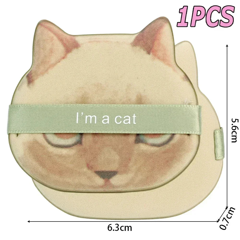 10PCS Cute Cat Makeup Puff Foundation