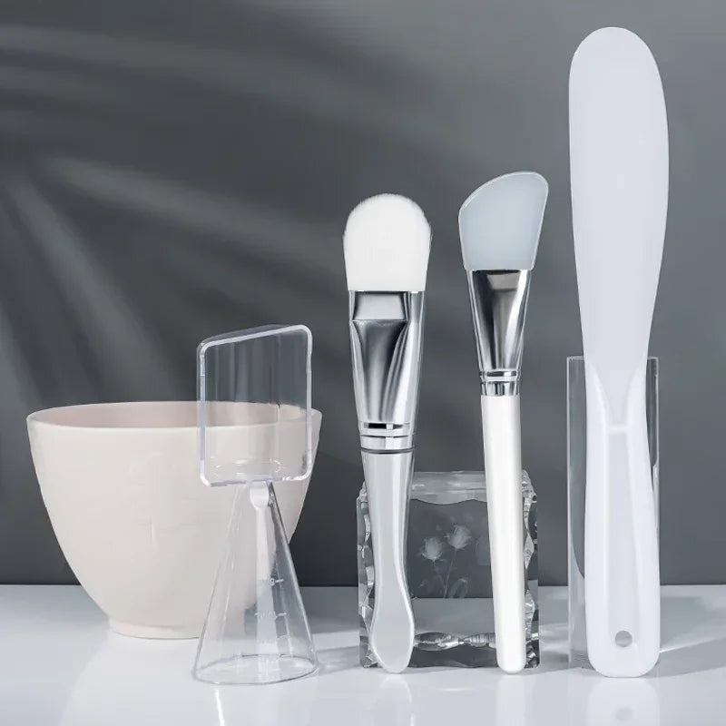 Facial Brush Mask Bowl Spoon Set Mask