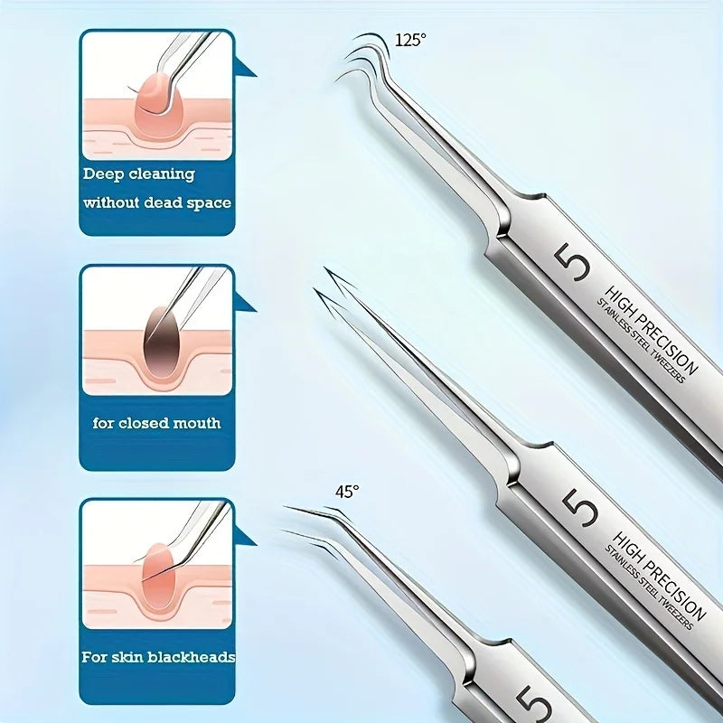 8 Pieces Stainless Steel Blackhead