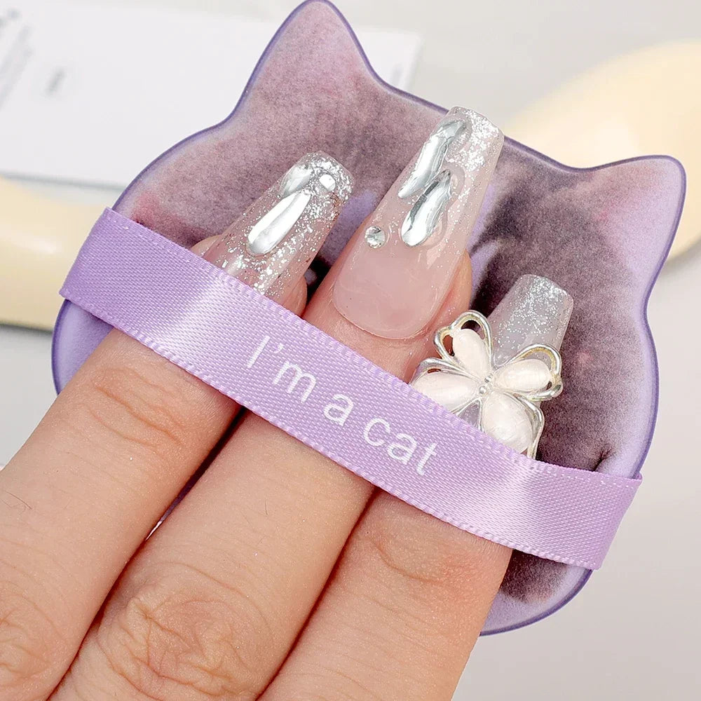 10PCS Cute Cat Makeup Puff Foundation