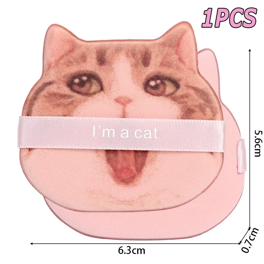 10PCS Cute Cat Makeup Puff Foundation