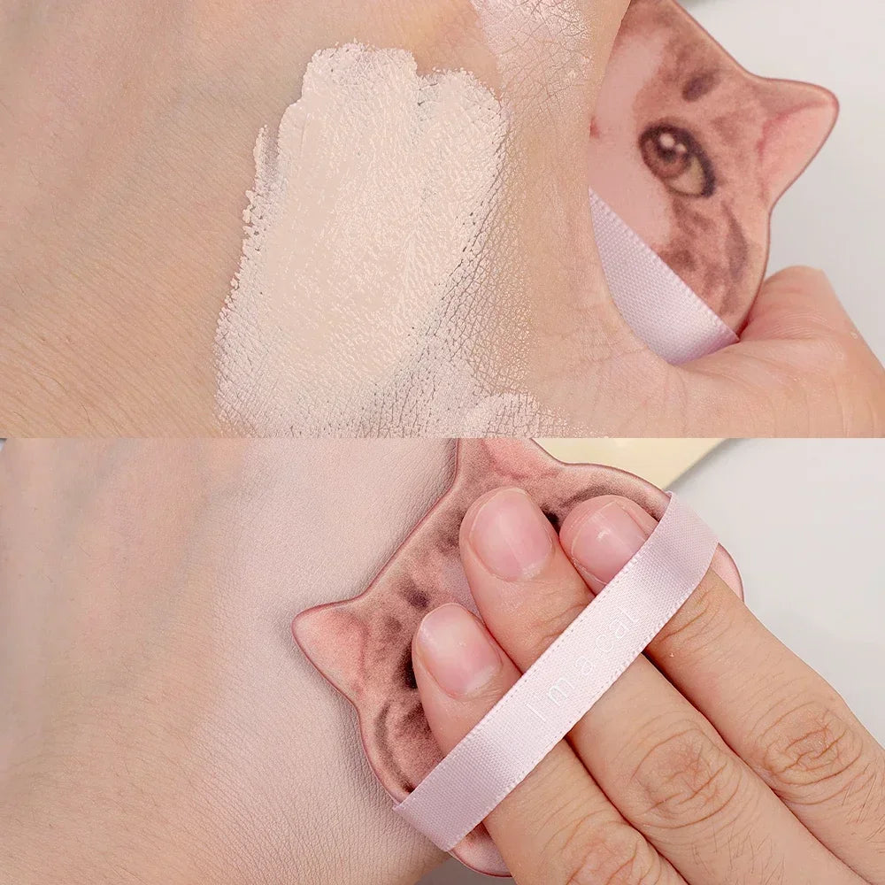 10PCS Cute Cat Makeup Puff Foundation