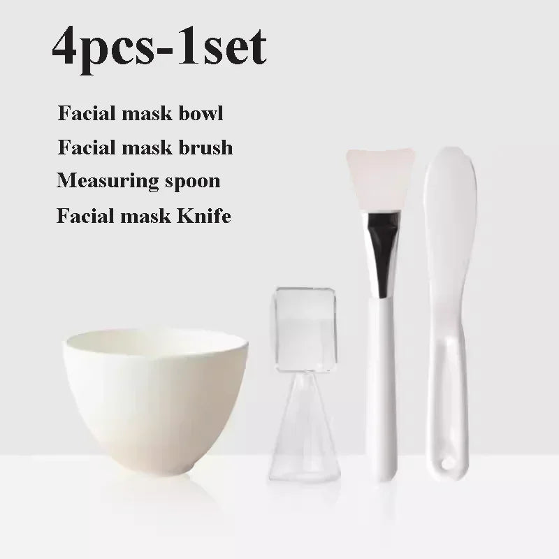 Facial Brush Mask Bowl Spoon Set Mask
