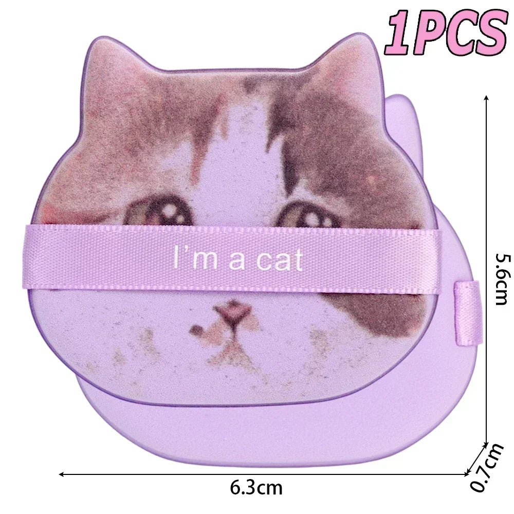 10PCS Cute Cat Makeup Puff Foundation