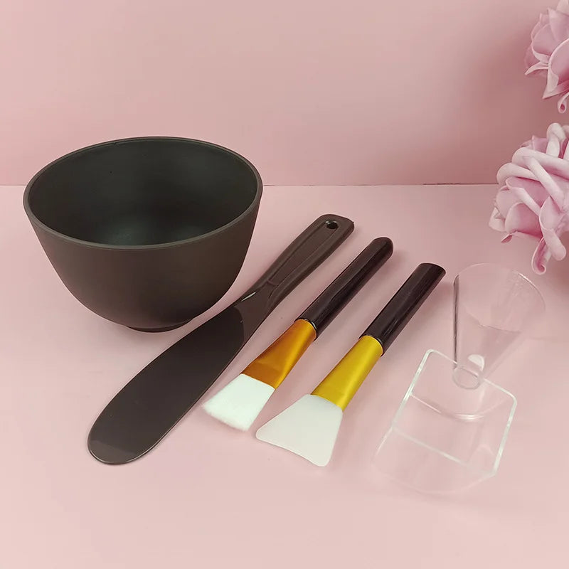 Facial Brush Mask Bowl Spoon Set Mask