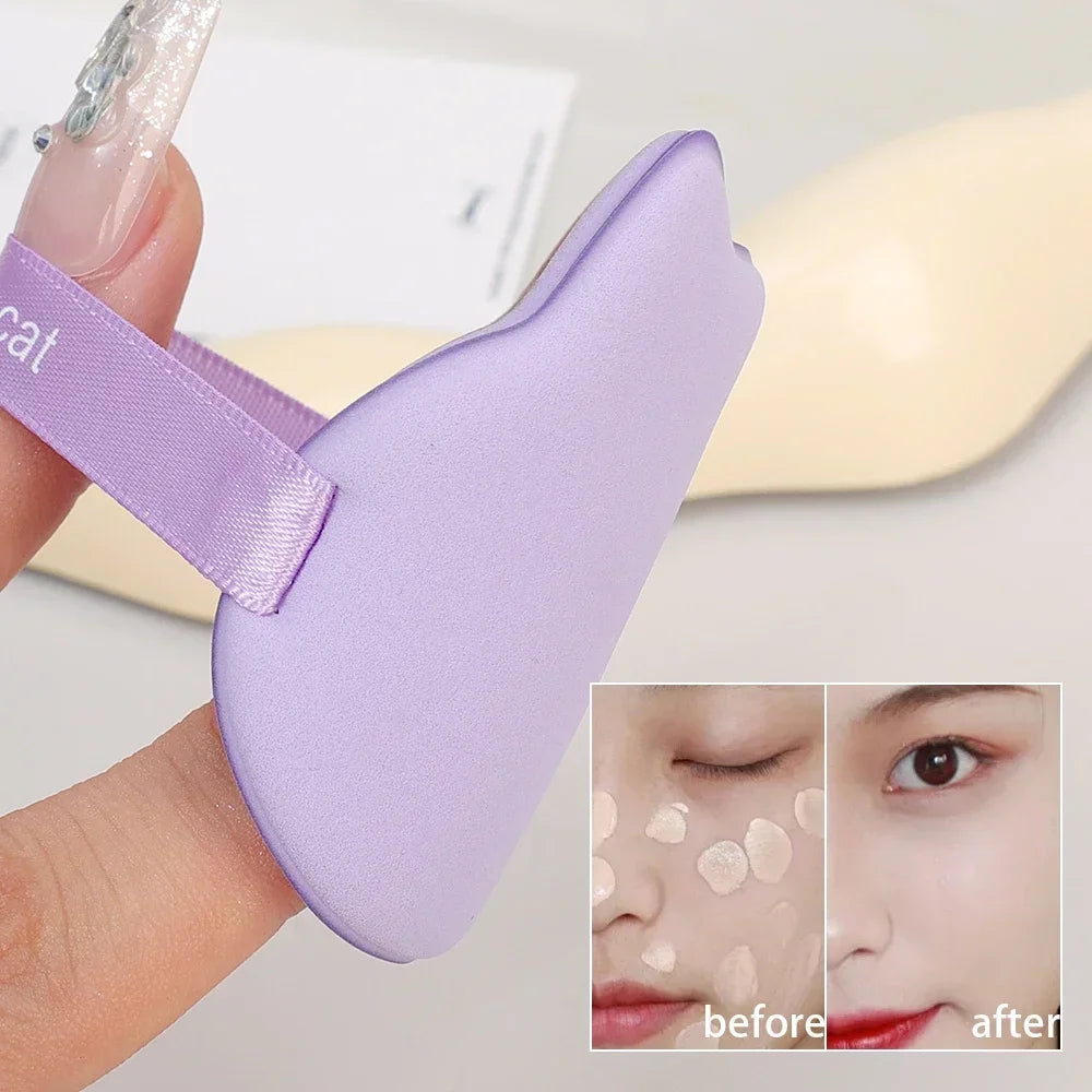 10PCS Cute Cat Makeup Puff Foundation