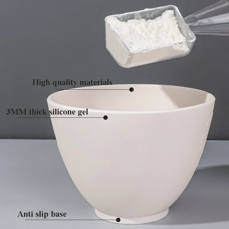 Facial Brush Mask Bowl Spoon Set Mask